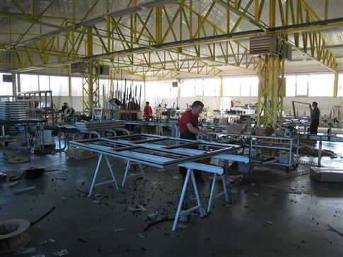 Производственный зал для производства столярных изделий