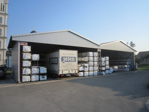 Warehouse of PVC Profiles