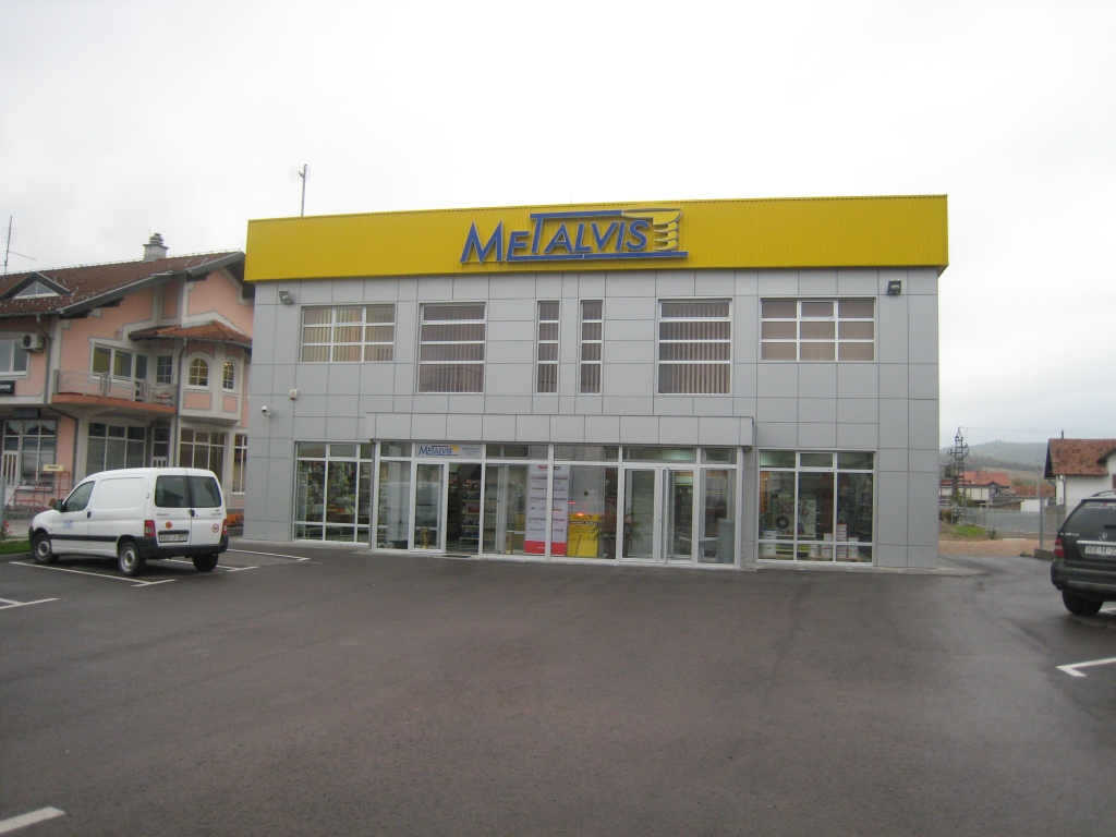 Verwaltungsgebäude des Unternehmens "Metalvis" in Derventa
